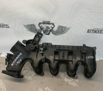 Колектор впускний пластик CITROEN BERLINGO, Volvo v50, PEUGEOT 307 1.6HDI 9653808680b