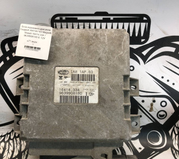 Блок керування двигуном Peugeot IAW1AP.83 Magneti Marelli 16414.334 / 9639908180 E 12V
